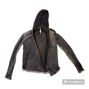 Kensie Grey Lightweight Hoodie Size